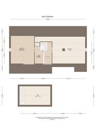 Floorplan - Achterweg 14, 4161 BC Heukelum
